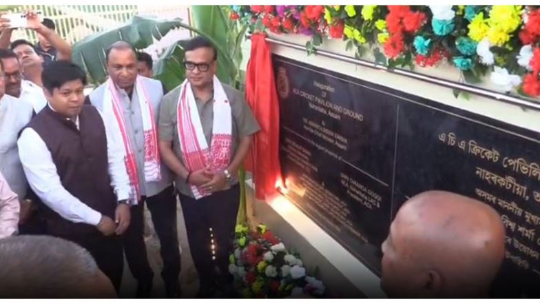 India News | Assam CM Sarma Inaugurates Naharkatia Multipurpose Sports Complex