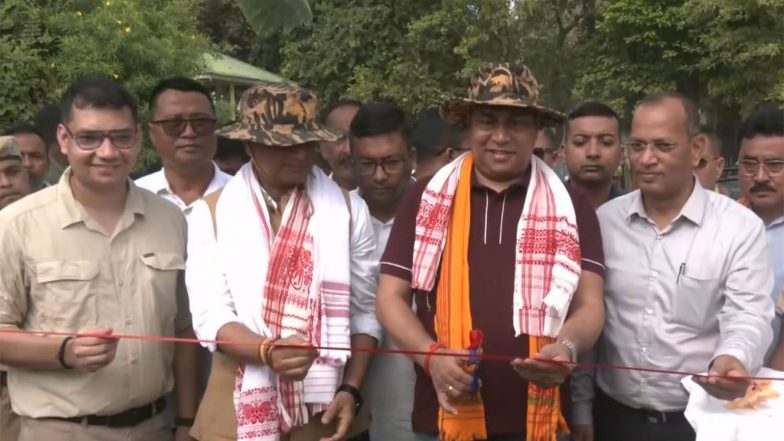 Entertainment News | Assam Minister Jayanta Mallabaruah Reopens Pobitora Wildlife Sanctuary to Meet Tourist Footfall