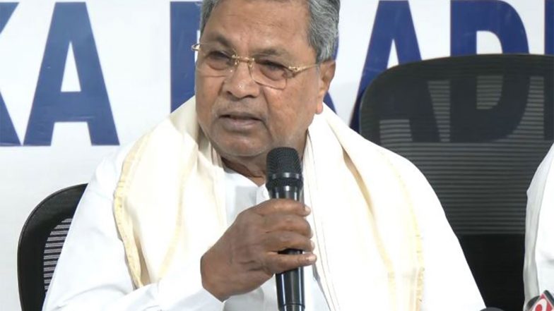 India News | Karnataka: Bengaluru Court Grants Ex Parte Injunction Against Videos Targeting Former CM Siddaramaiah