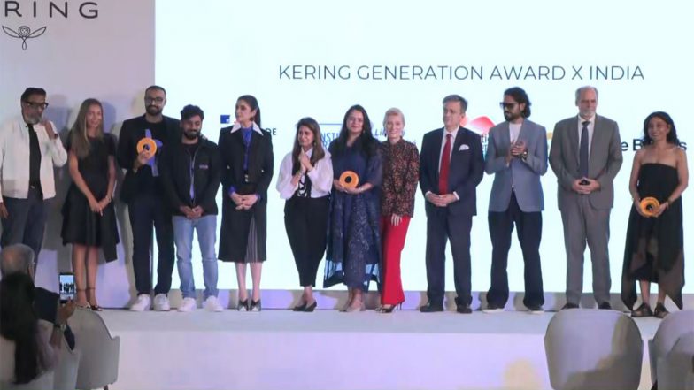 Entertainment News | Kering Generation Award Makes India Debut, Honours Three Sustainability Innovators