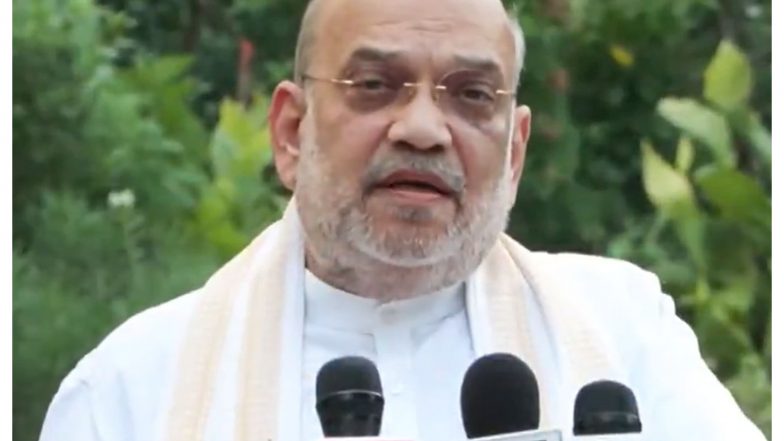 India News | Introspect on Poll Results Instead of Dismissing BJP and PM Modi’s Popularity: Amit Shah's Jibe at Congress