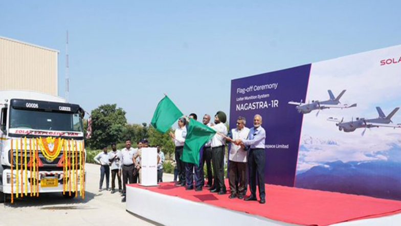 India News | SDAL Delivers 450 Nagastra 1R Loitering Munitions to Indian Army