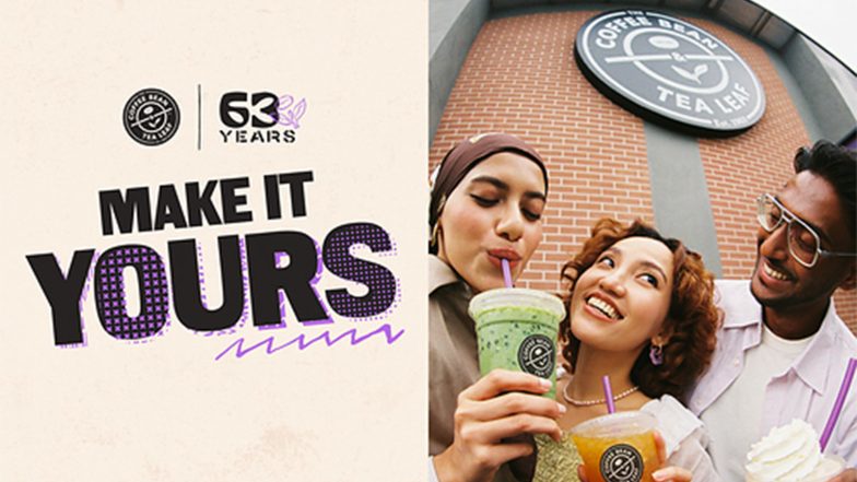 Business News | The Coffee Bean & Tea Leaf® Celebrates 63 Years with Make It Yours