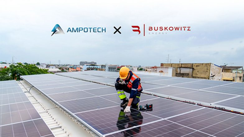 Business News | Ampotech and Buskowitz Energy Collaborate to Deliver Integrated Energy Solutions Combining Energy Efficiency, Solar and Battery Storage