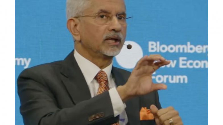 World News | India Not a 'middle Power' but a Power in the Middle: EAM Jaishankar at Bloomberg New Economy Forum