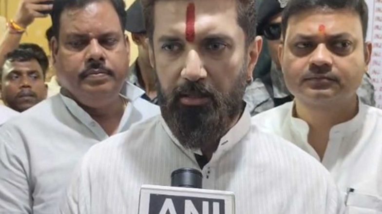 India News | Chirag Paswan Warns of Strict Action if Negligence Found in Raghopur Boat Capsize Incident