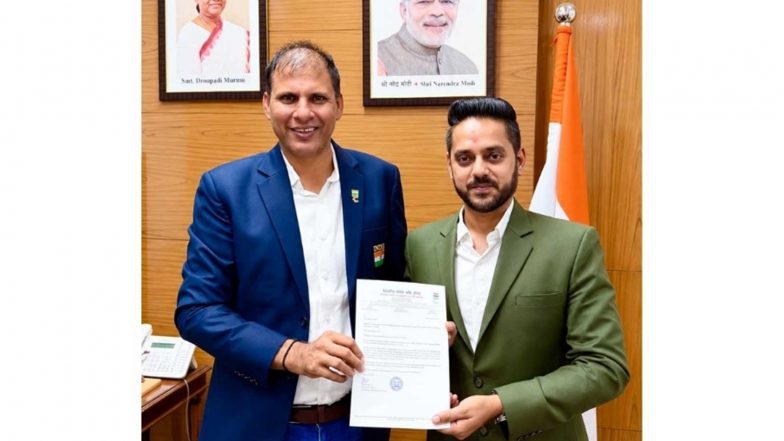 Business News | Capt. Sumit Yadav Appointed Chairman of Foreign Affairs Committee of Paralympic Committee of India
