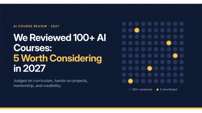 Business News | We Reviewed 100+ AI Courses: 5 Worth Considering in 2027
