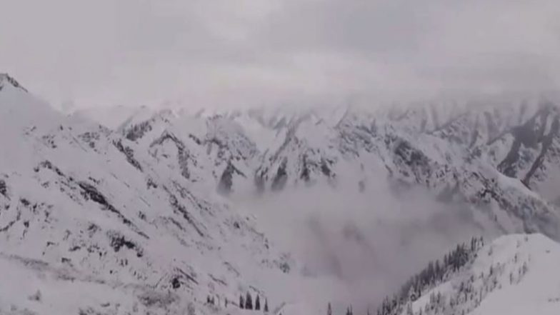 Entertainment News | Fresh Snowfall Blankets Jammu and Kashmir's Gurez, Tulail Mountain Landscapes