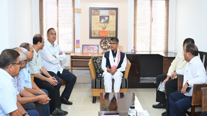 India News | Assam: Agriculture Minister Pijush Hazarika Holds Discussion with Assam Agricultural University Authorities in Jorhat