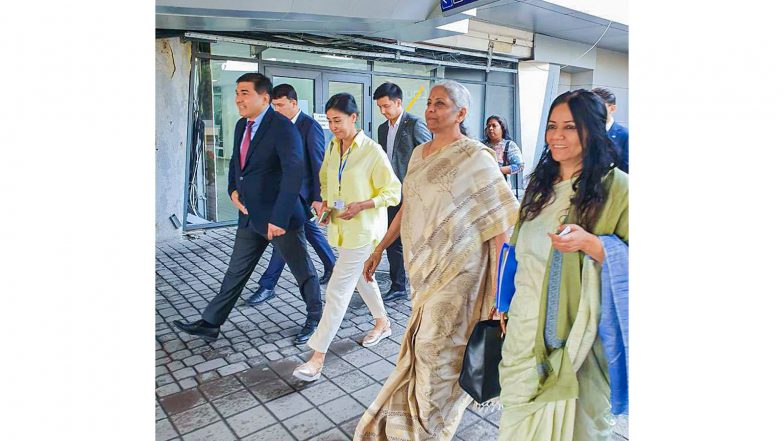 Business News | FM Nirmala Sitharaman Embarks on Five-day Visit to Bangkok for IMF-World Bank Meetings from October14 to 18
