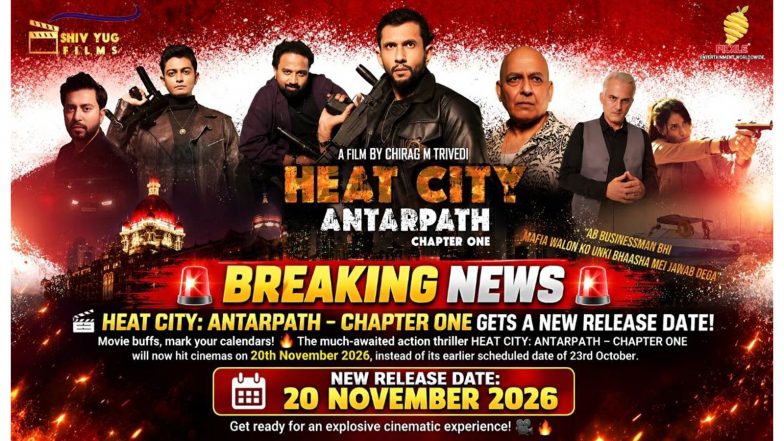 Business News | Heat City: Antarpath – Chapter One Release Postponed; Chirag M Trivedi’s Film Gets New Release Date