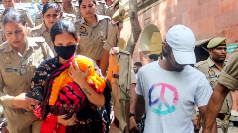 India News | Meerut Blue Drum Murder Case: Muskan Rastogi, Sahil Shukla Sentenced to Death for Killing Saurabh Rajput