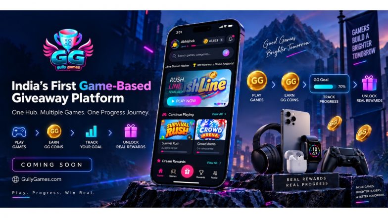 Business News | Gully Games Set to Bring a New Play-and-Reward Experience to Gamers