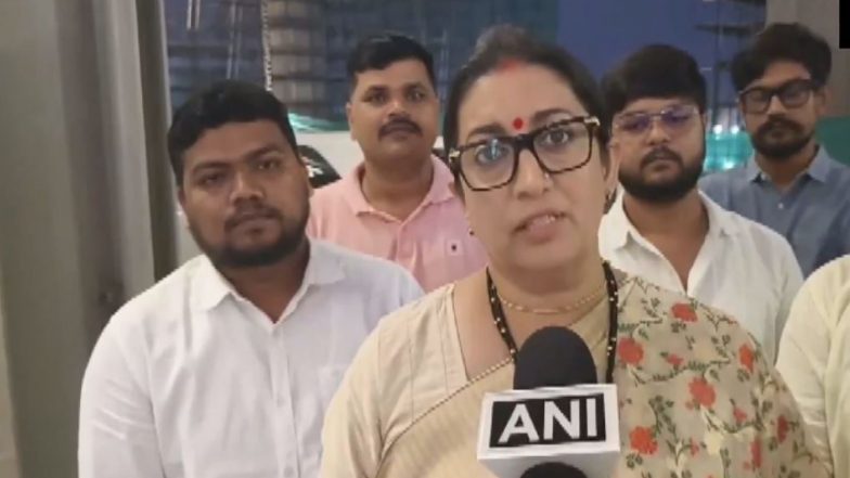 India News | Smriti Irani Welcomes Three Rebel SP MLAs into BJP, Targets Rahul Gandhi