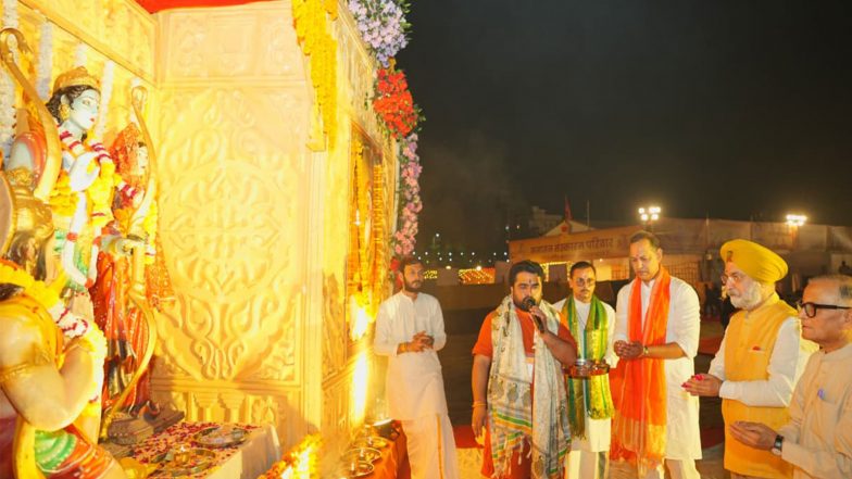 India News | Delhi LG Taranjit Singh Sandhu, MP Ramvir Singh Bidhuri Attend Ramlila in Rohini