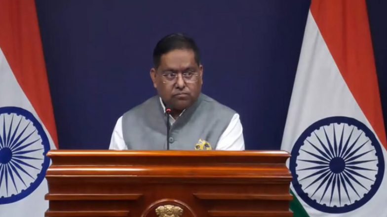 World News | MEA Highlights Sustained India-China Diplomatic Talks as Piyush Goyal's Signals Scope for Renewed Engagement