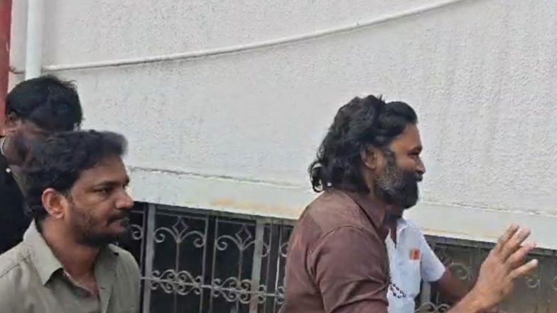 Entertainment News | Dhanush Spotted Arriving at the Theatre to Watch Rajinikanth’s Jailer 2