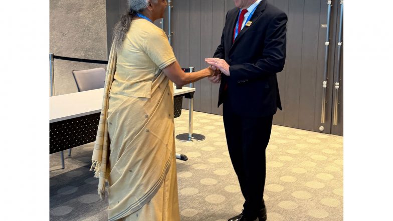 Business News | FM Sitharaman Meets UK Chancellor in Bangkok, 14th India-UK Financial Dialogue Set for December 2026