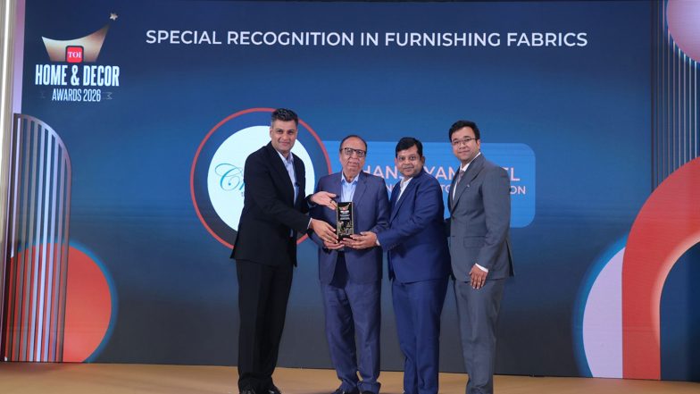 Business News | Creation Furnishings Wins at the Times of India Home & Decor Awards 2026
