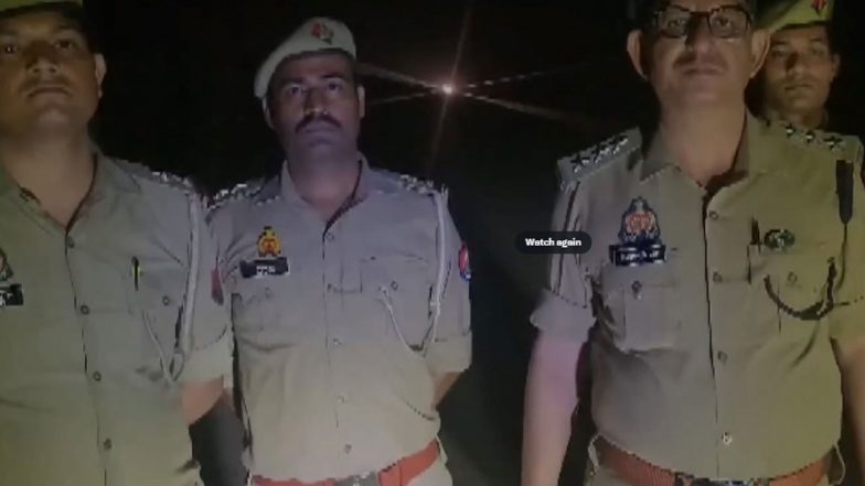 India News | Meerut Police Exchange Fire with Suspects During Night Patrol; One Injured, Another Escapes