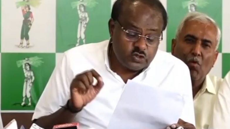 India News | “Does Home Ministry Belong to Your Father?”: Kumaraswamy Hits out at Priyank Kharge over Sting Operation Row 