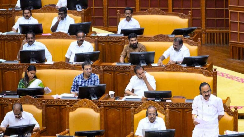 India News | Keralam Assembly Witnesses Heated Exchange over Demolition of Fences in Idukki; Opposition Walks out