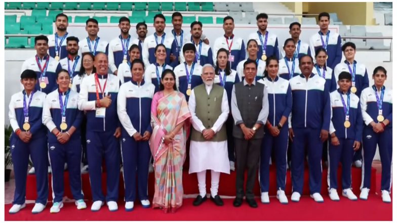 Sports News | PM Modi Meets India's Asian Games 2026 Contingent in New Delhi