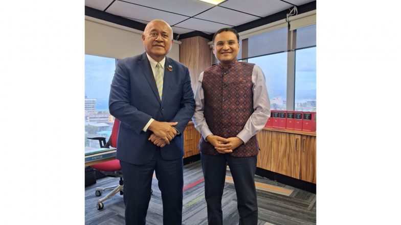 World News | India, Fiji Reaffirm Commitment to Strengthen Partnership