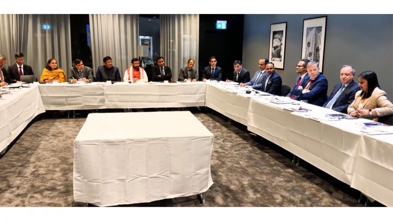 World News | Haryana CM Nayab Singh Saini Invites Swedish Companies to Invest in State, Participate in Global Investor Summit 2027