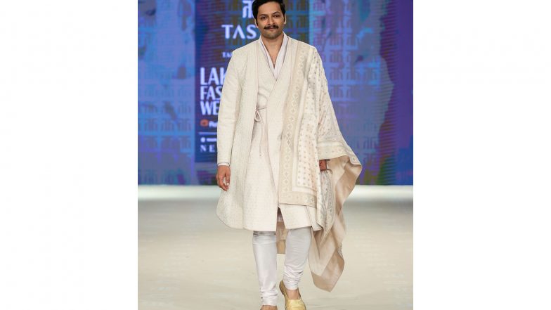 Entertainment News | Lakme Fashion Week 2026: Ali Fazal Honours Indian Tradition as Showstopper for Designer Tarun Tahiliani 