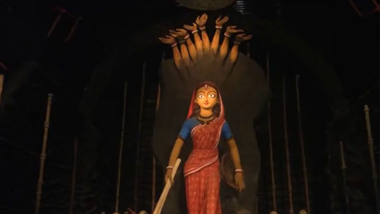 Entertainment News | Kolkata Durga Puja Pandal Recreates Coal Mine, Depicts Miners' Hardships