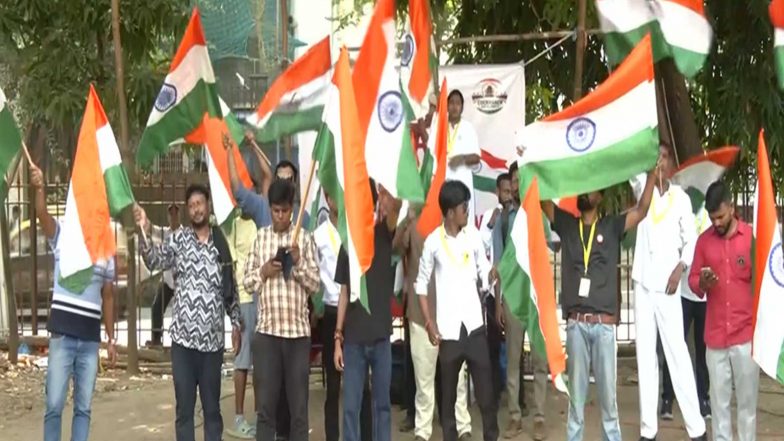India News | Maharashtra: Cockroach Janta Party Holds Peaceful “Lehra Do Tiranga” Protest at Azad Maidan