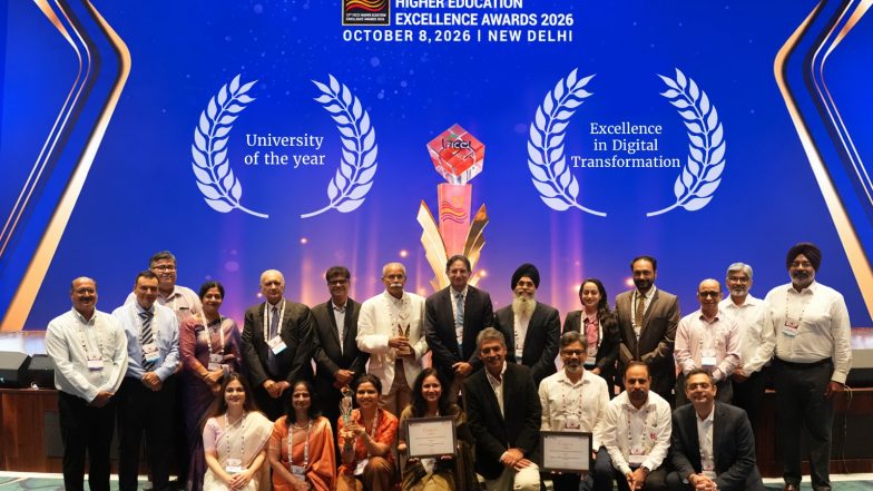 Business News | Thapar Institute Wins Two FICCI Higher Education Excellence Awards 2026