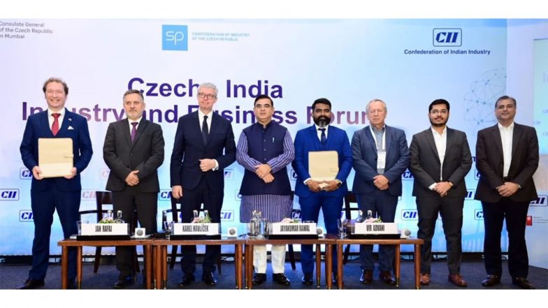 Business News | Pune-based Green Solutions, Czech Research Centre Sign MoU to Explore Joint Research