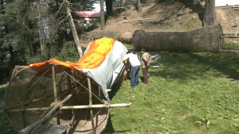 India News | Humanity is Above Religion: Muslim Artists from Meerut Craft Dussehra Effigies in Shimla; Spread Message of Communal Harmony