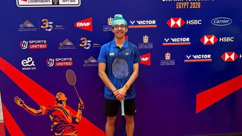 Sports News | BWF World Juniors: Jagsher Singh Khangurra Bags Bronze in Boys Singles 
