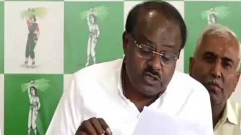 India News | HD Kumaraswamy Proposes New Model for Govt Jobs: One Job Per Family, Reduce Service Tenure to 15 Years