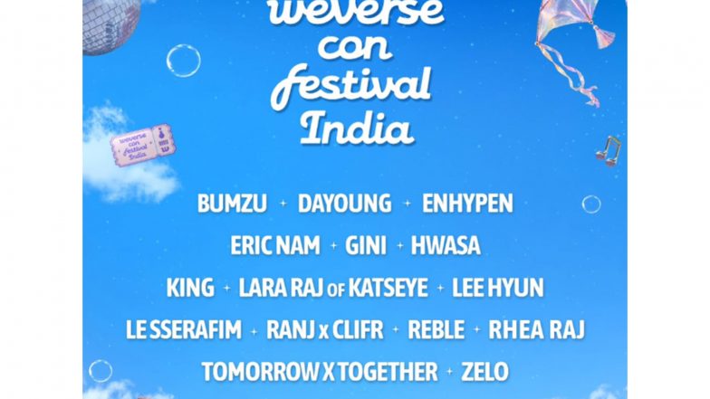 Entertainment News | Weverse Con Festival India Unveils Lineup of Global K-pop and Indian Artists for Its Inaugural Edition in Delhi