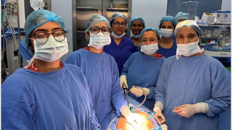 India News | AIIMS New Delhi Doctors Successfully Conduct Rare Hysterectomy on 44-year-old Woman Suffering from Endometriosis