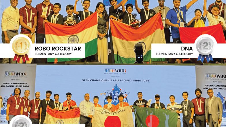 Business News | RFL Academy Teams Win Gold and Two Silvers at WRO Asia Pacific Open Championship 2026