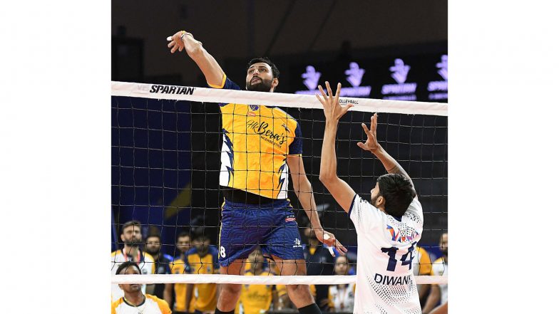 Sports News | Haryana Hurricanes, Ayodhya Garjan Begin Volleyball Champions League Super 6 Campaign with Wins