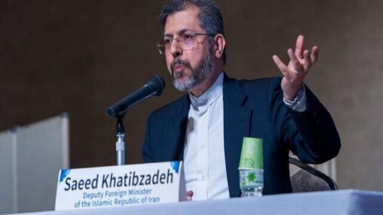 World News | Iran Insists End to War on All Fronts Key for Regional Peace: Dy FM  Khatibzadeh
