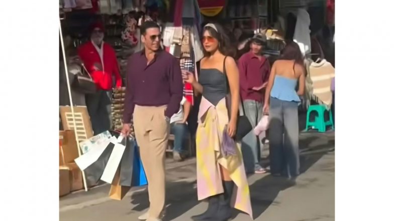 Entertainment News | Akshay Kumar, Raashii Khanna Spotted Shooting in Mussoorie for Upcoming Film