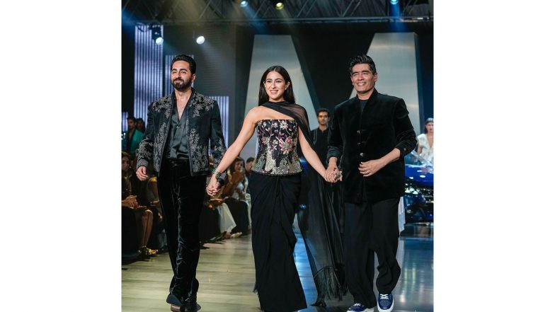 Entertainment News | Ayushmann Khurrana, Sara Ali Khan Turn Showstoppers as Manish Malhotra Returns to Lakme Fashion Week 2026