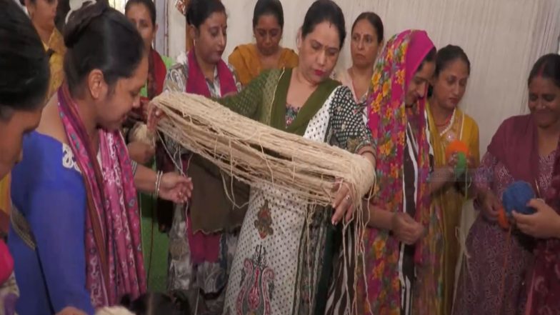 India News | J-K: Handicrafts Department Trains 20 Women at Carpet-weaving Training Centre in Udhampur