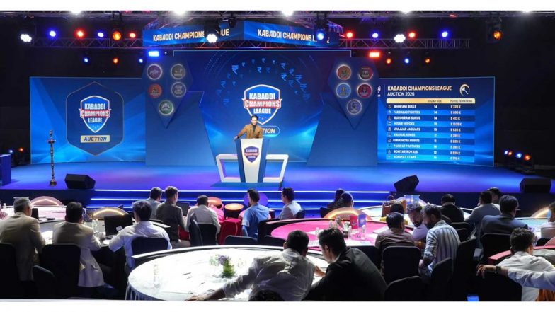 Sports News | Ayan Lochab Emerges as Top Buy at Rs 17.4 Lakh in Kabaddi Champions League Season 2 Auction