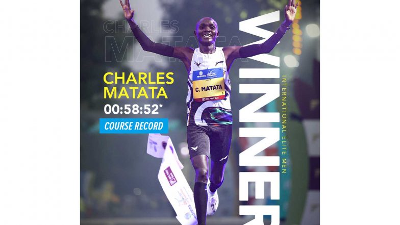 Sports News | Charles Matata Breaks Course Record to Win Men's Elite Title at Delhi Half Marathon