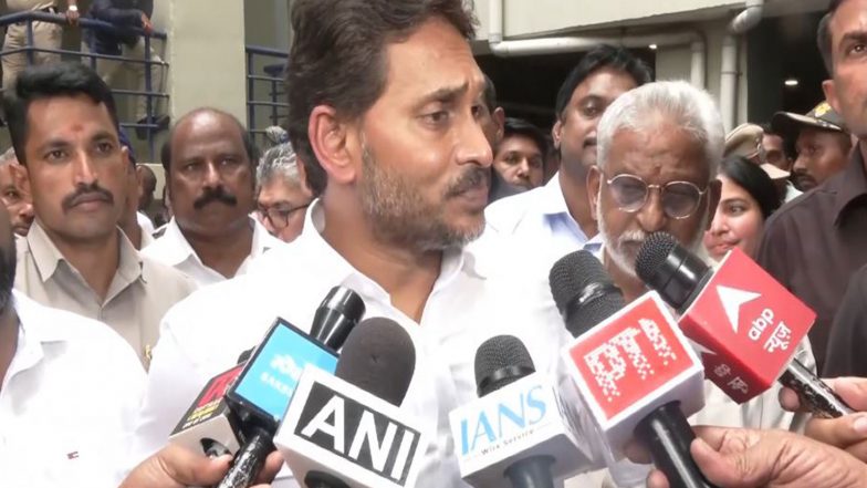 India News | Jagan Reddy Alleges YSRCP Candidates Barred from Filing Nominations, Seeks Deployment of Central Forces