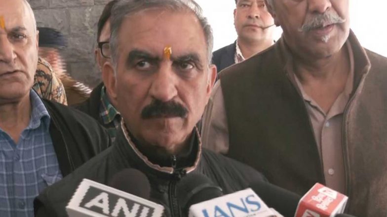 India News | Cabinet Expansion and Reshuffle Before Govt Completes Four Years: Himachal CM Sukhu